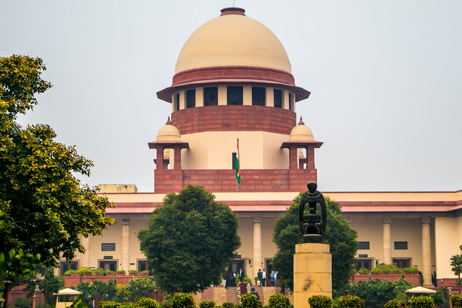 The central wing of the Supreme Court of India in New Delhi